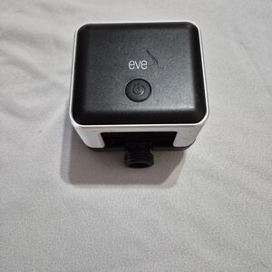 Eve Smart Water Controller in Black and White